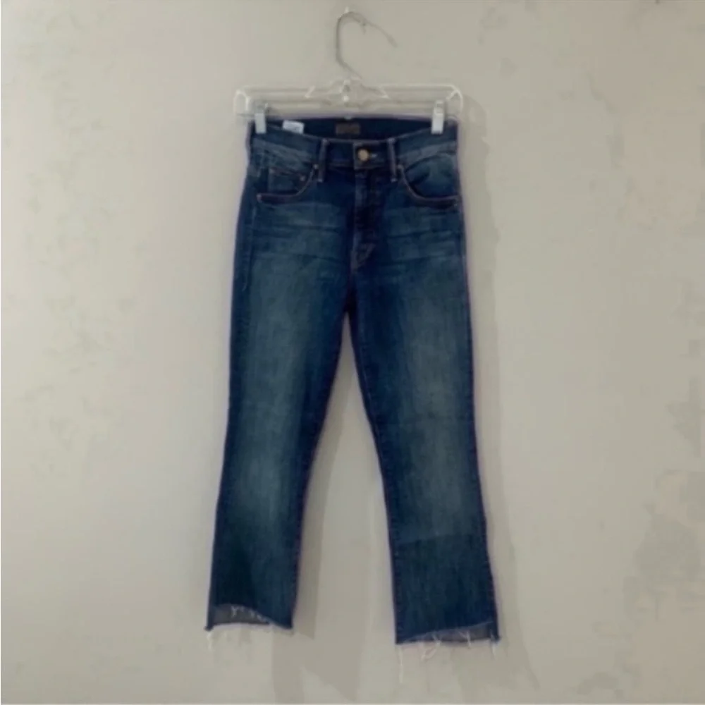 ✅ Mother Jeans Insider Crop Step Fray in Not Rough Enough